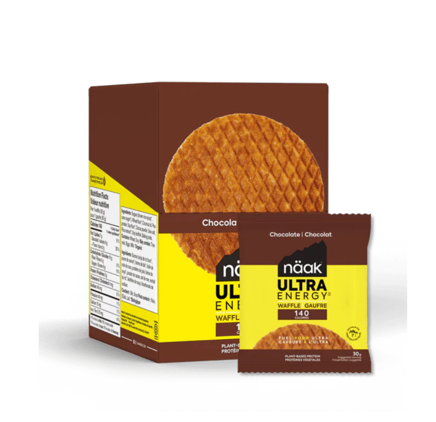 Naak Ultra Energy Waffles - Box of 12