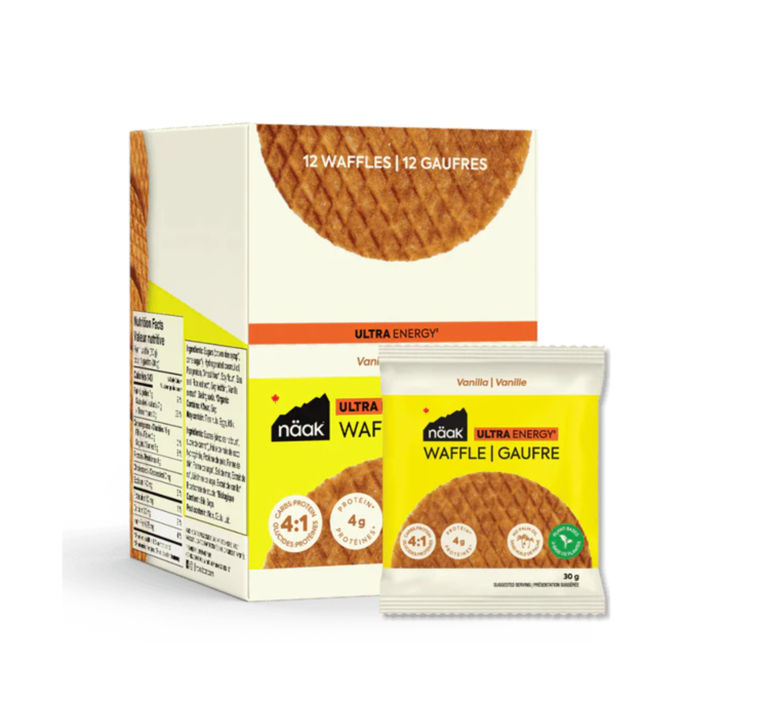 Naak Ultra Energy Waffles - Box of 12