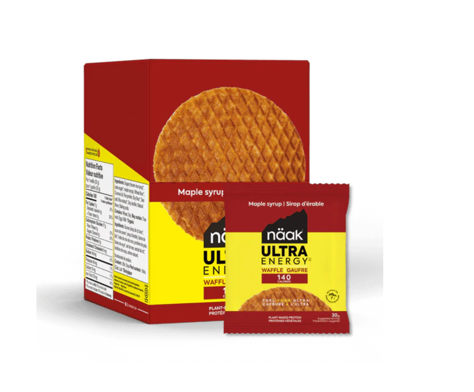 Naak Ultra Energy Waffles - Box of 12