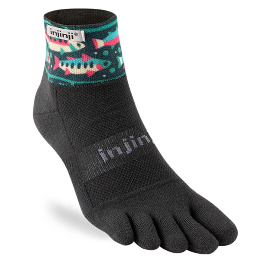 Injinji Trail Mini-Crew Sock Mens Artist Designed Series