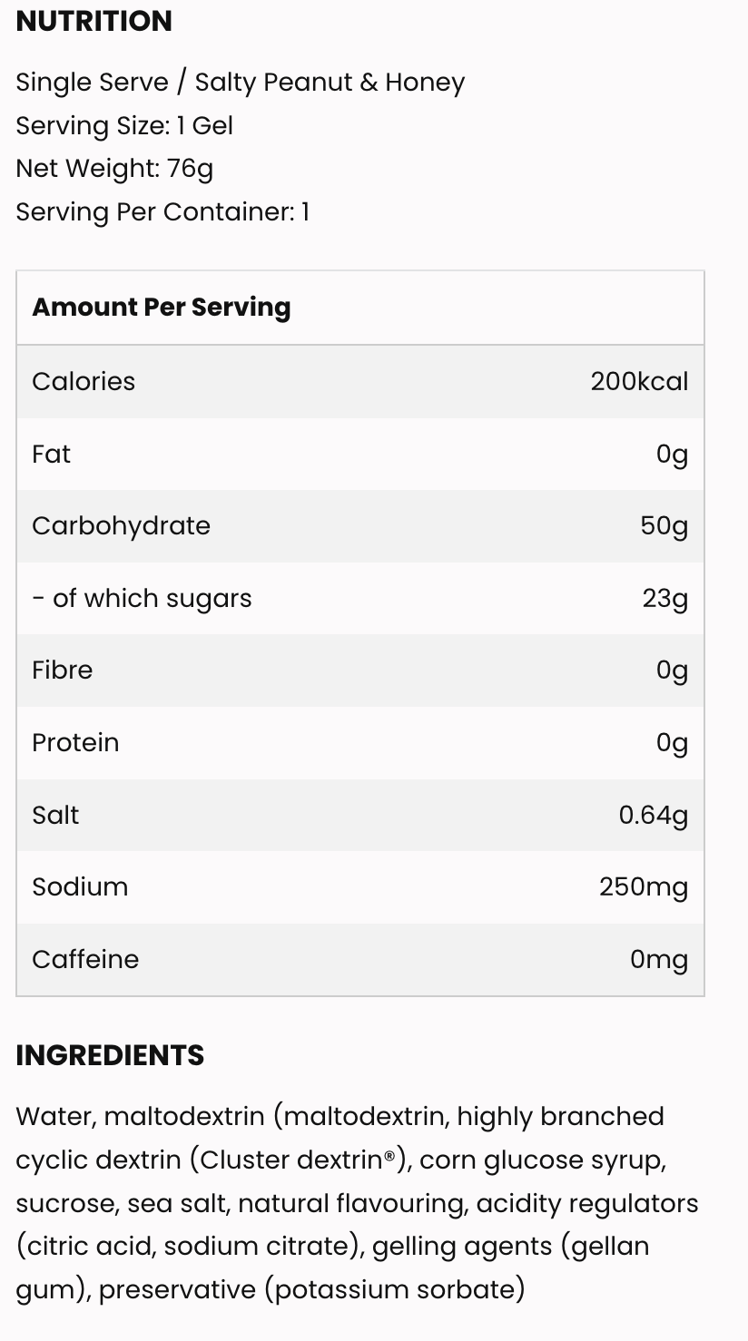 226ERS High Energy Gel