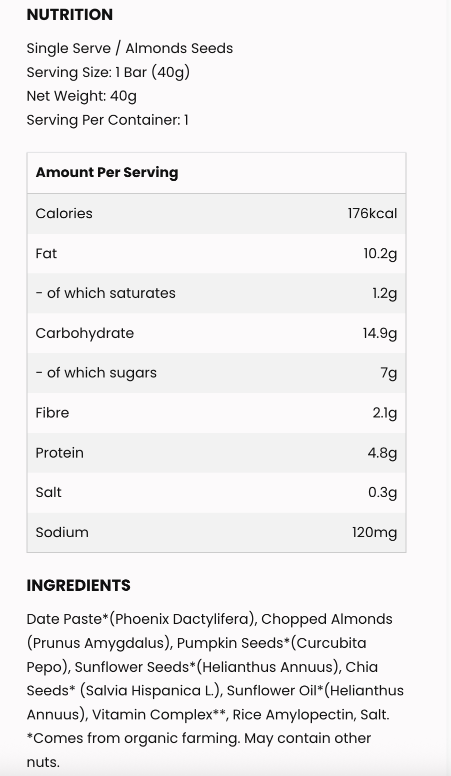 226ERS Race Day Salty Trail Bar