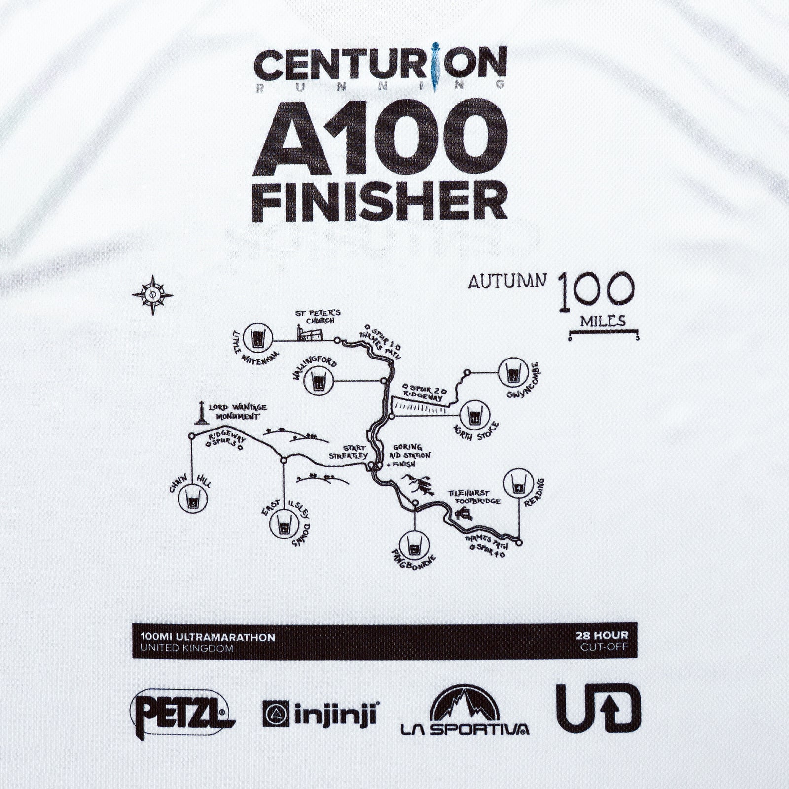 NEW Centurion Running Autumn 100 Finisher Tee