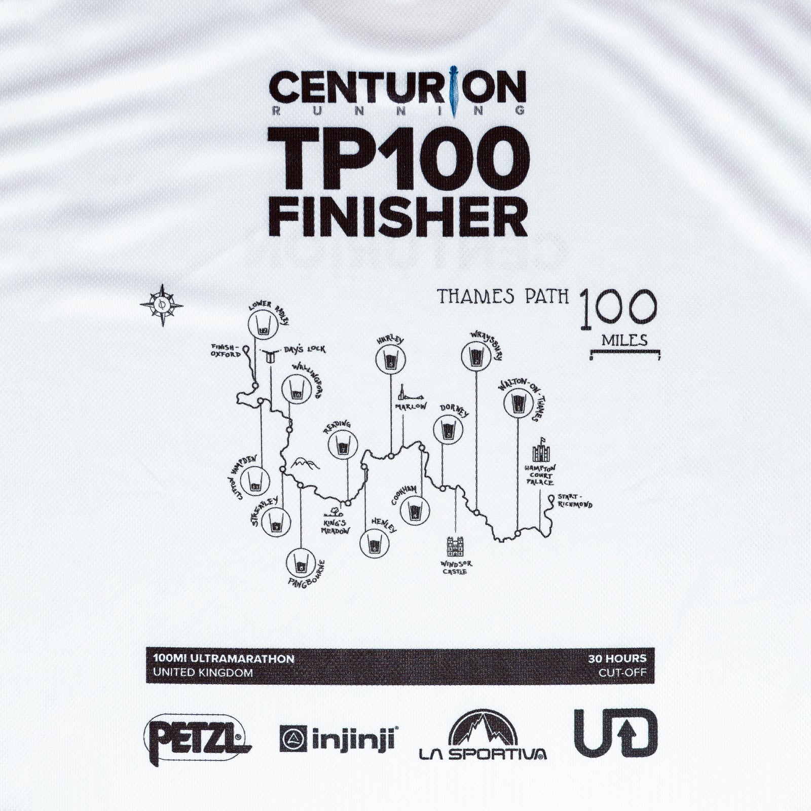 Centurion Running Thames Path 100 Finisher Tee 2025