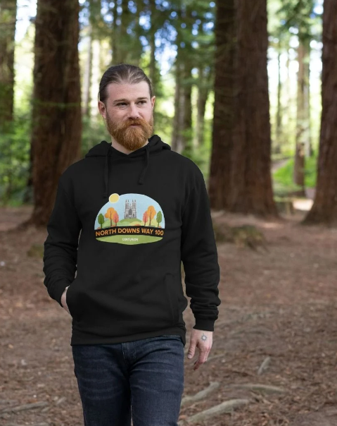 Centurion Running North Downs Way 100 Hoodie Black