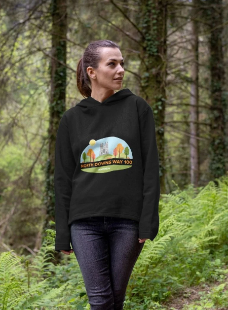 Centurion Running North Downs Way 100 Hoodie Black