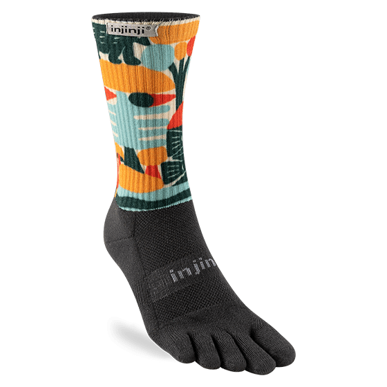 Injinji Trail Crew Sock Mens Artist Designed Series Centurion