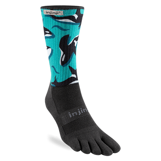 Injinji Trail Crew Sock Mens - Artist Designed Series