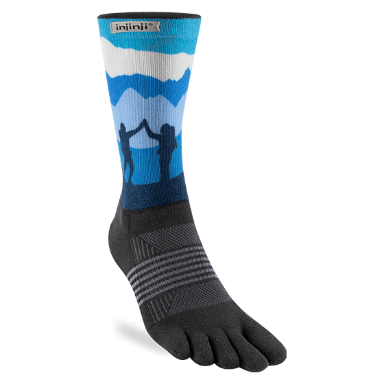 Injinji Trail Crew Sock Womens - Artist Designed Series
