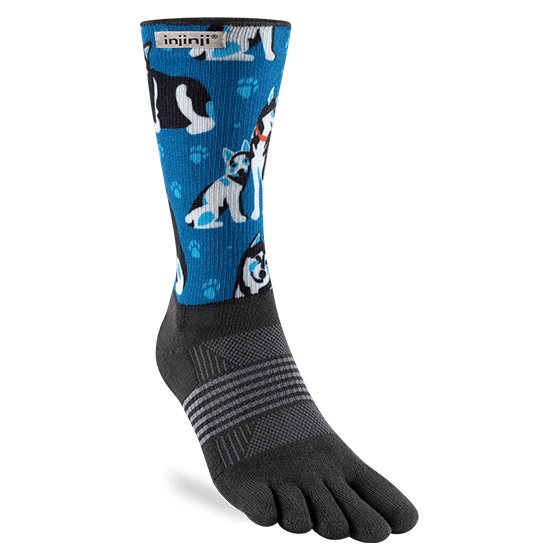 Injinji Trail Crew Sock Womens - Artist Designed Series