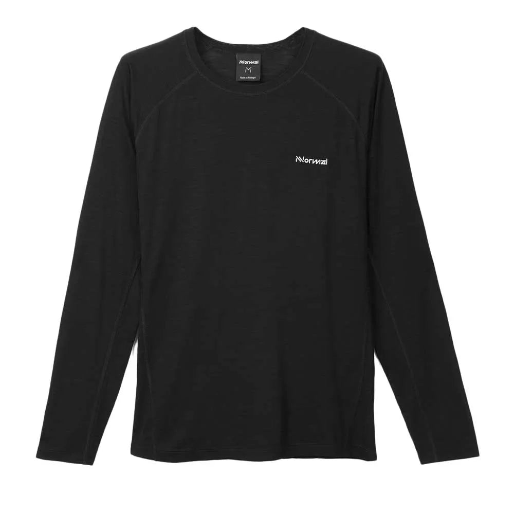 NNormal Merino Long Sleeve Mens Black