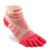 Injinji Ultra Run Mini Crew (Womens) - Peach