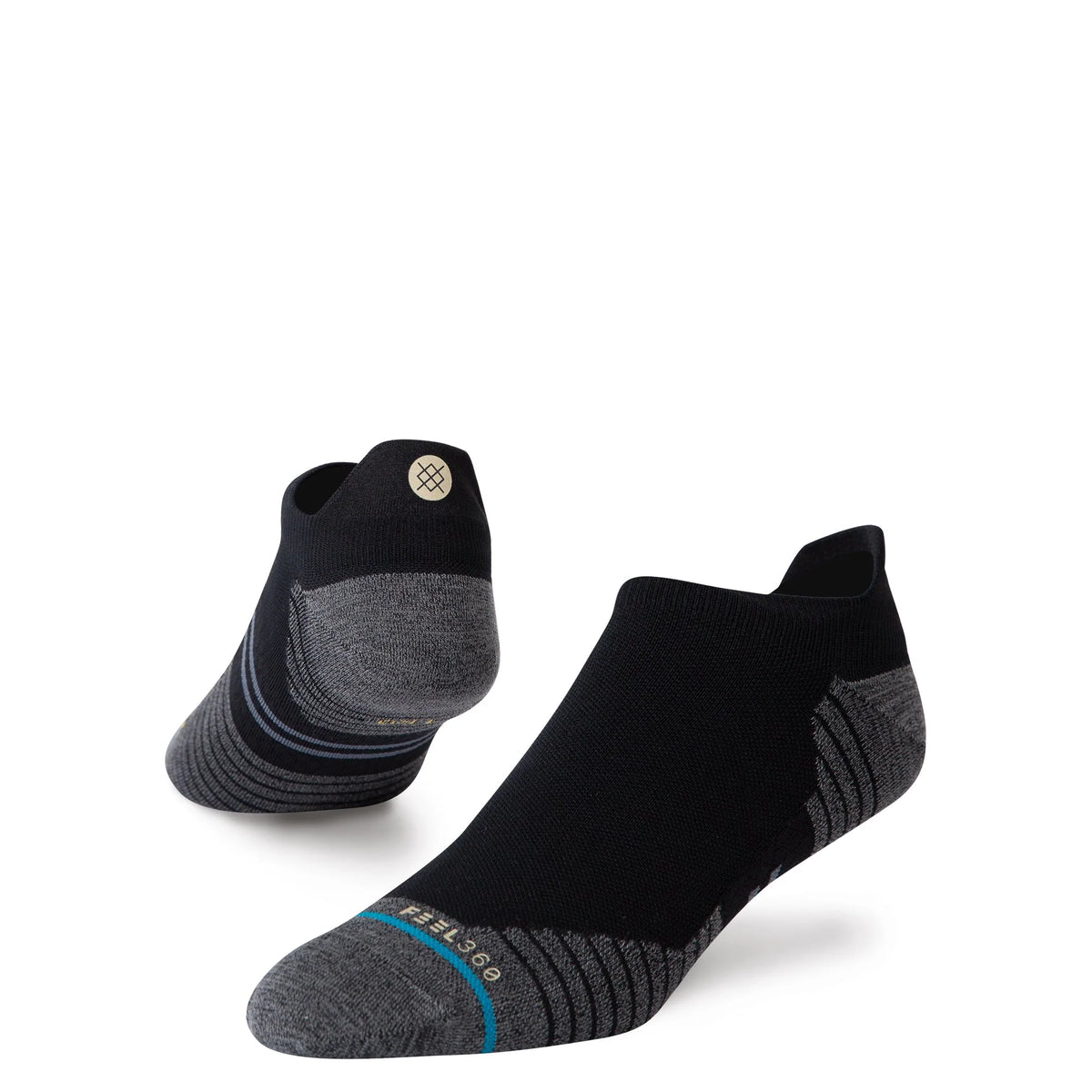 Stance Socks Tab Cut  - Run Light Black or White