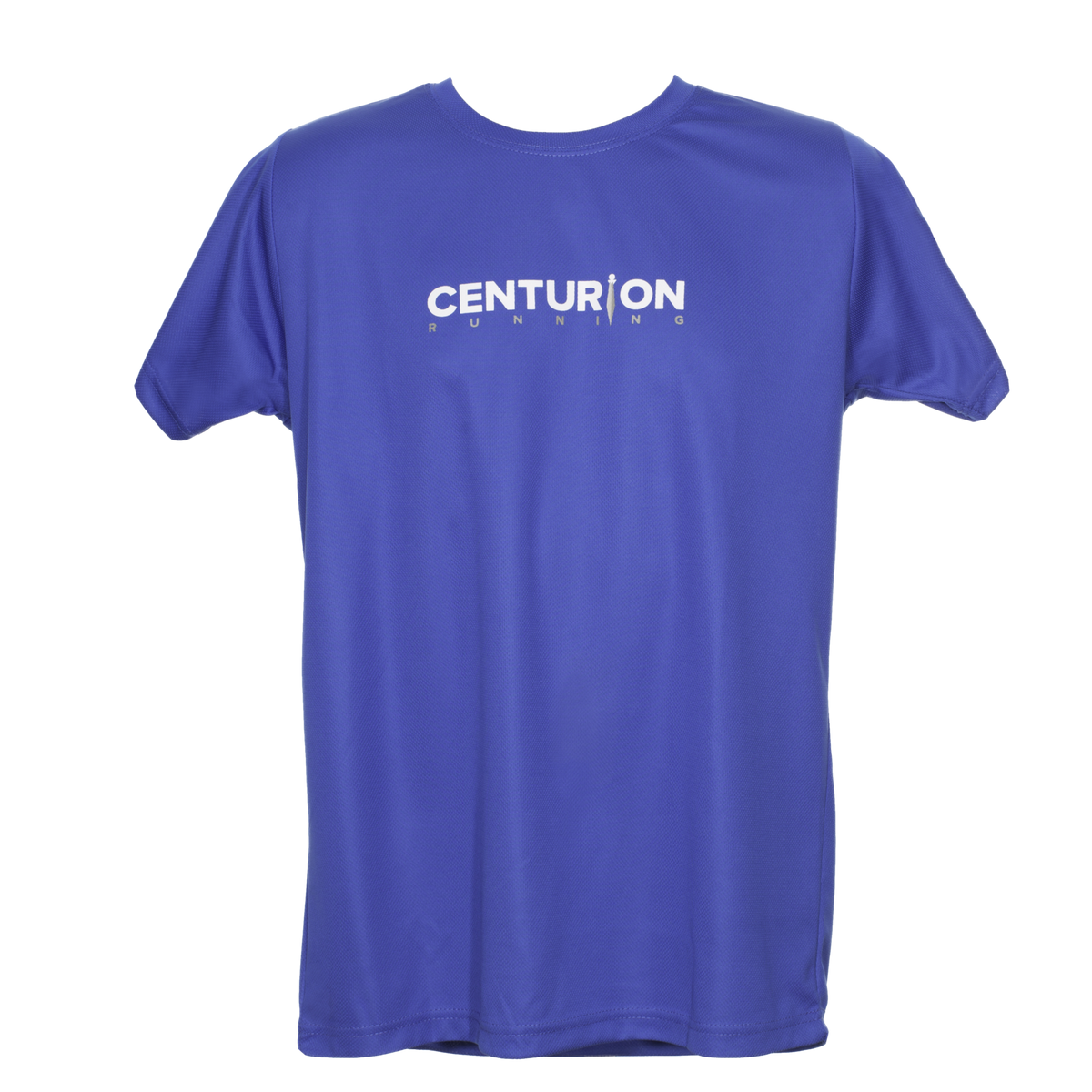 Centurion Running Blue Crew Tee: Mens and Womens