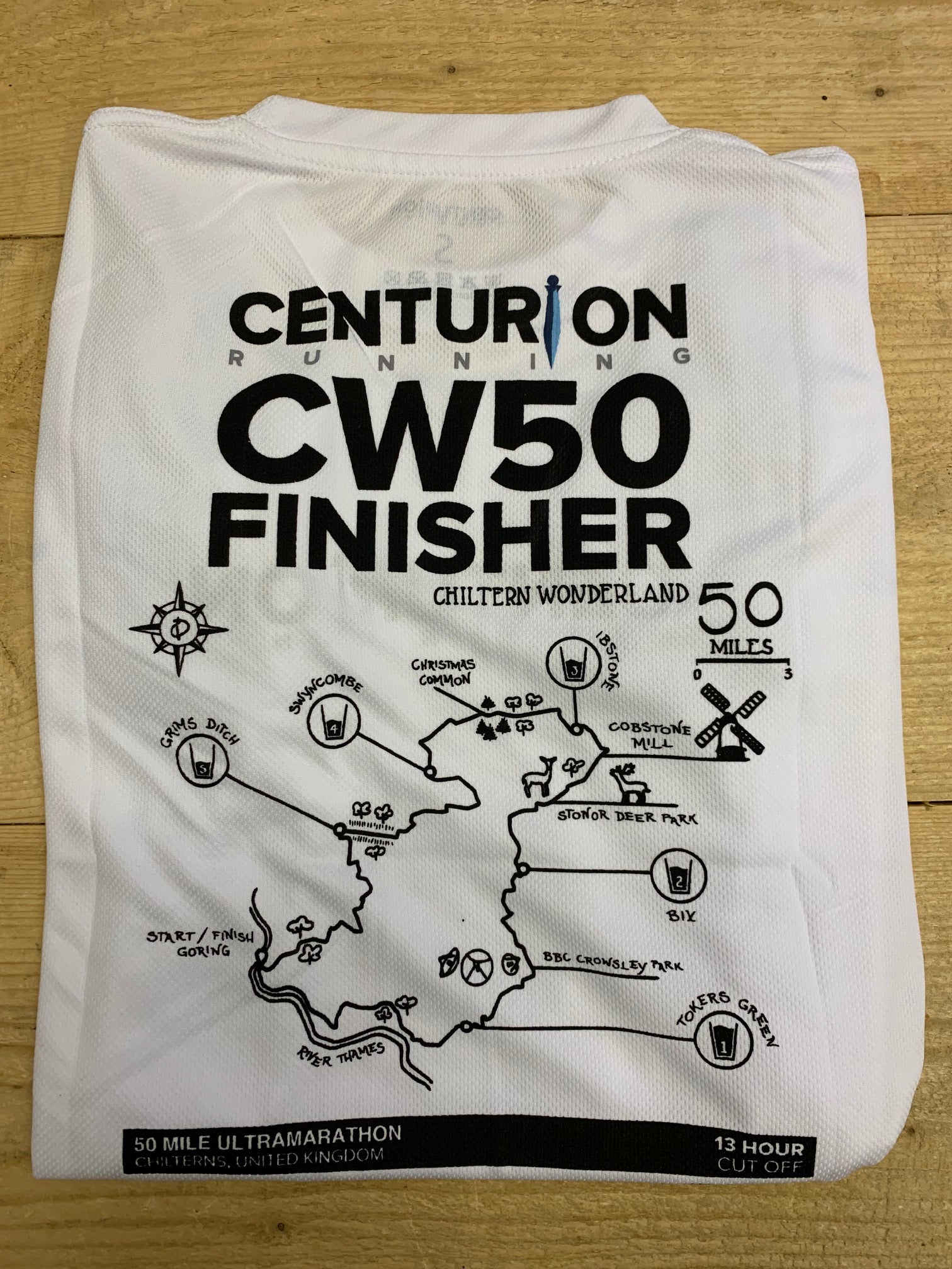 Centurion Running CW50 Finisher Tee