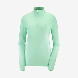 Salomon Comet Womens Seamless Half Zip Baselayer