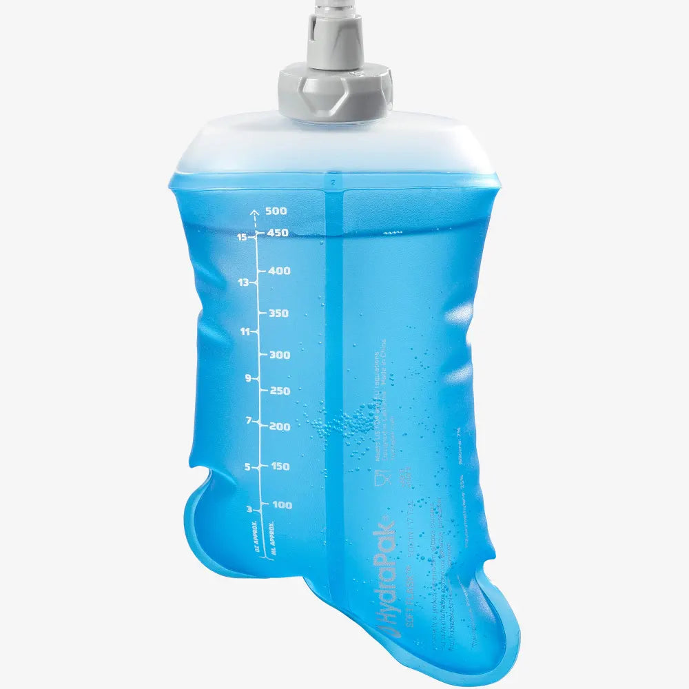 Salomon Soft Flask 500 ml/17 Oz 28 Clear Blue Poches à eau et flasques :  Snowleader