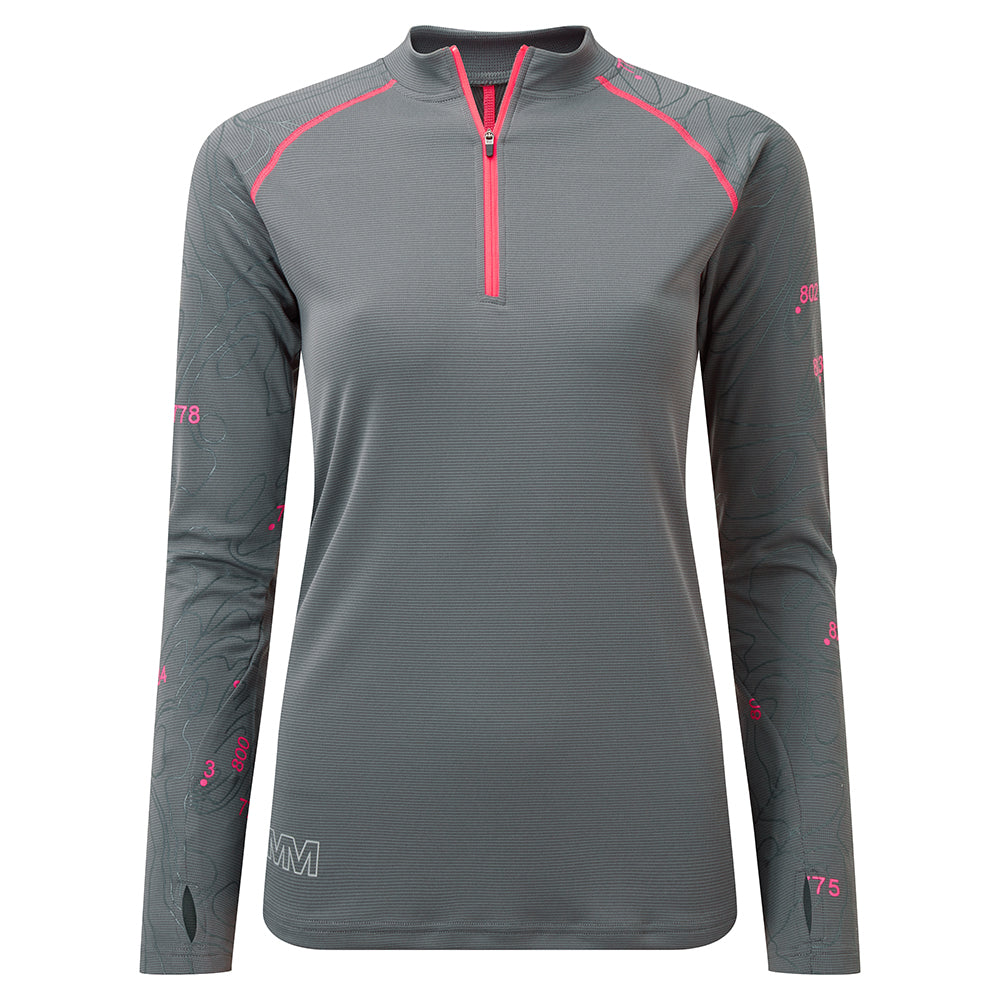 OMM Flow Long Sleeve Zip Base Layer (Womens)