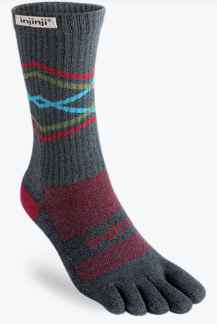 Injinji Trail Crew Mens - Peak