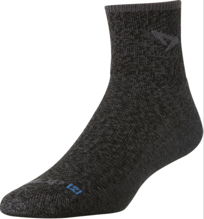 Drymax Trail Socks Quarter Crew Cut - Anthracite