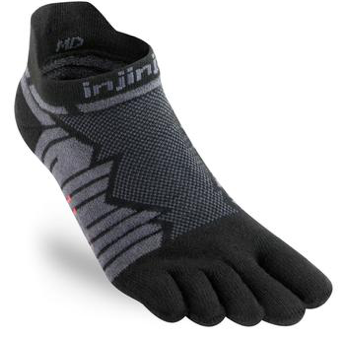 Injinji Ultra Run No Show (Mens) - Onyx