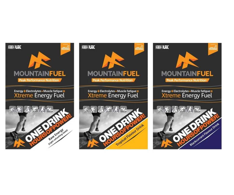 Mountain Fuel Xtreme Energy Fuel - 50g sachets - 3 Flavours