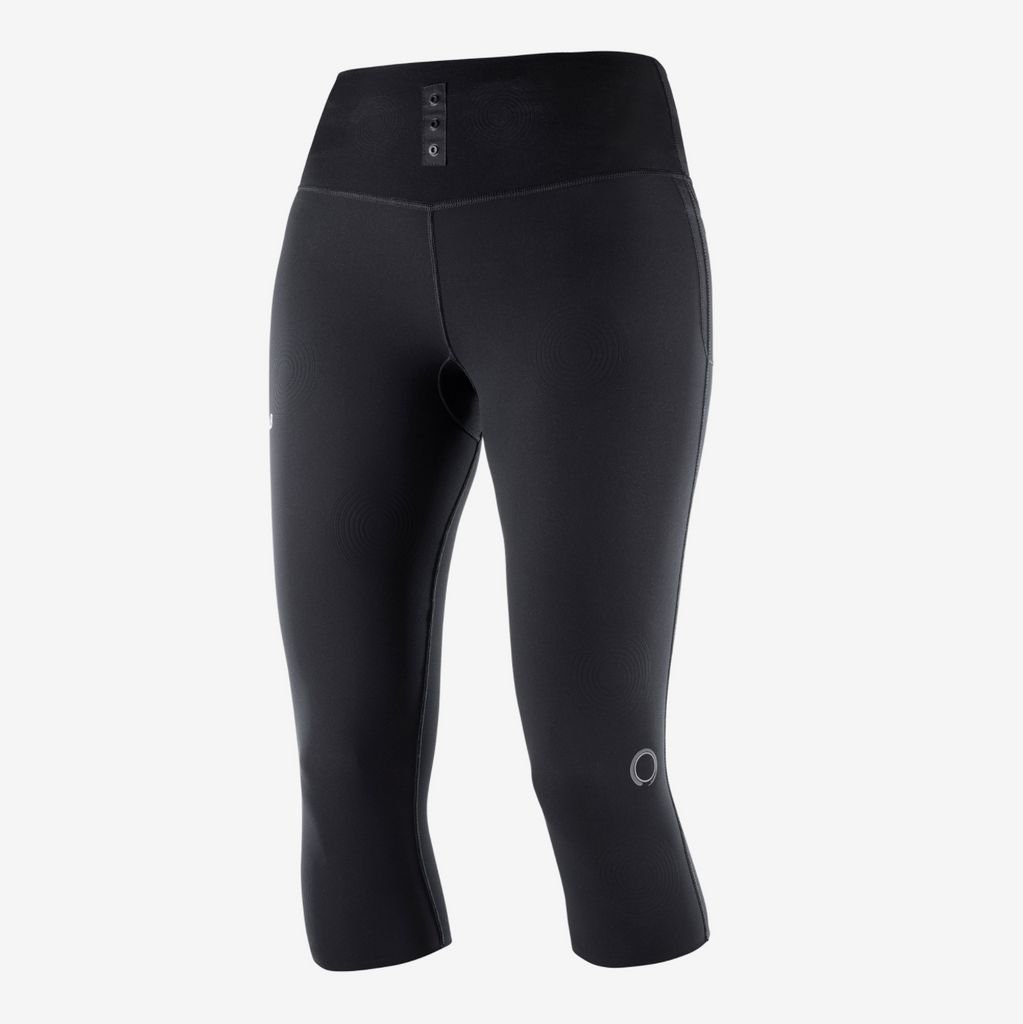 Salomon Sport leggings For Women Agile Mid Tight Black in Gray
