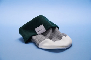 Vaga Casual Beanie - Green/ Grey/ White