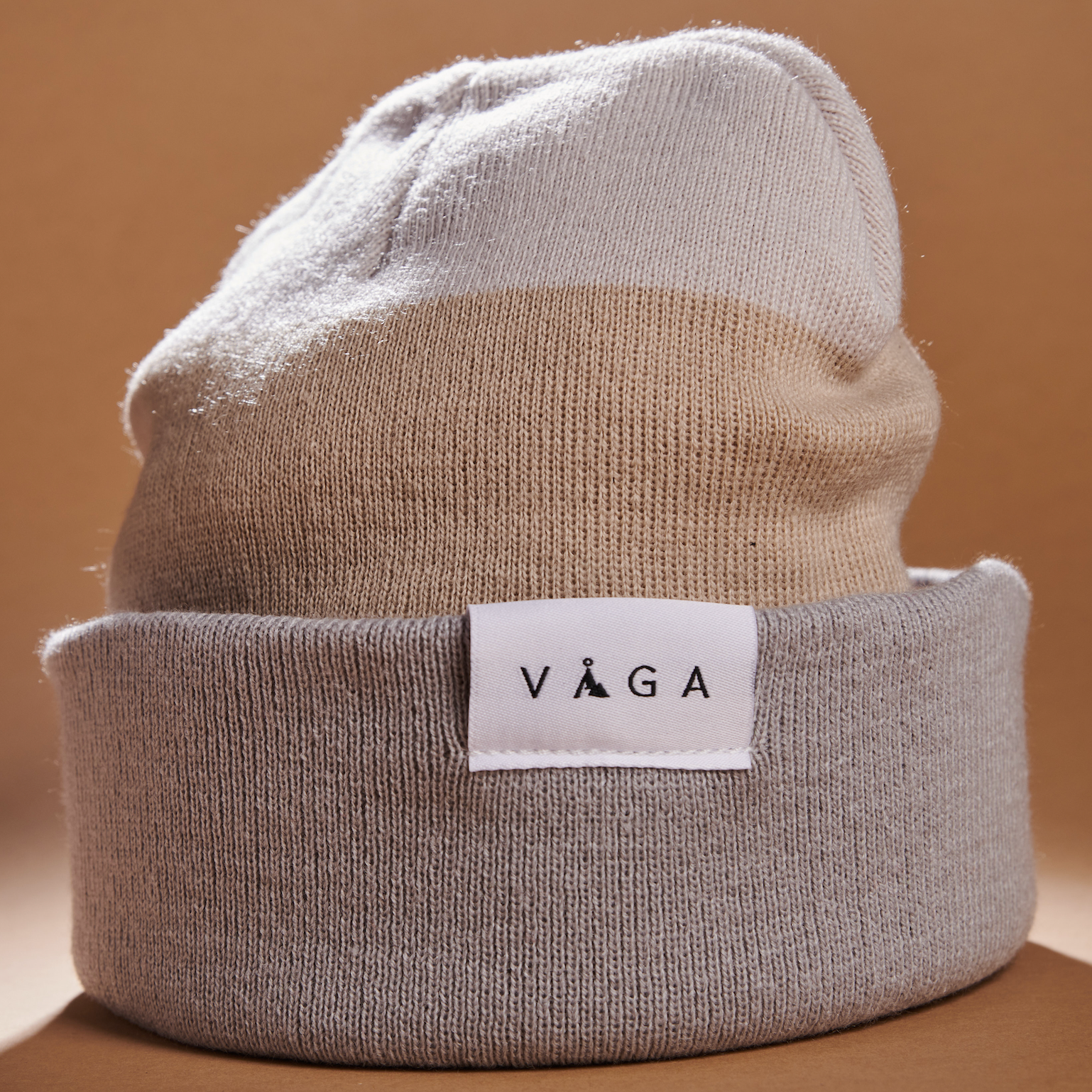 Vaga Casual Beanie - Mist Grey/Mist Green/Cream