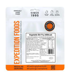 Expedition Foods Vegetable Stir Fry 450KCAL