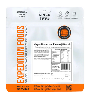 Expedition Foods Vegan Mushroom Risotto 450KCAL