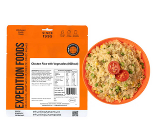 Expedition Foods Chicken Rice with Vegetables 800KCAL