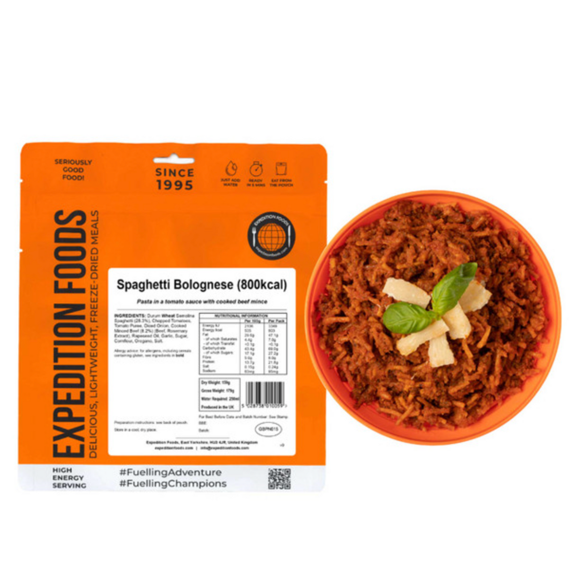Expedition Foods Spaghetti Bolognese 800KCAL