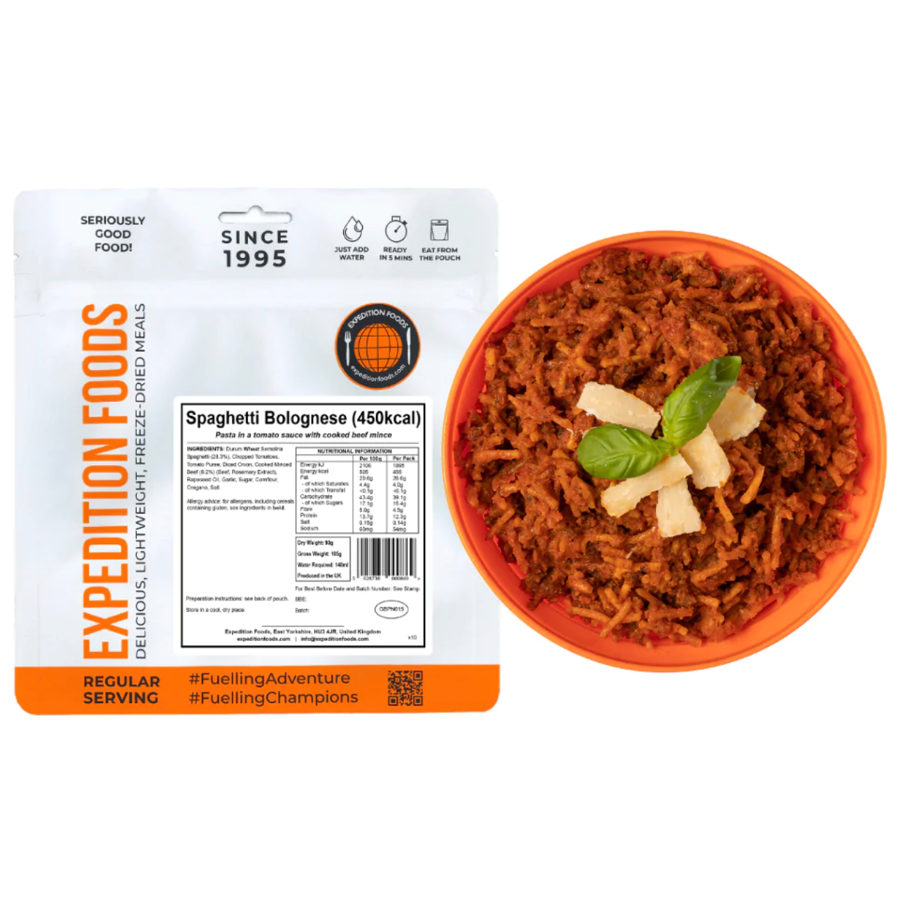 Expedition Foods Spaghetti Bolognese 450KCAL