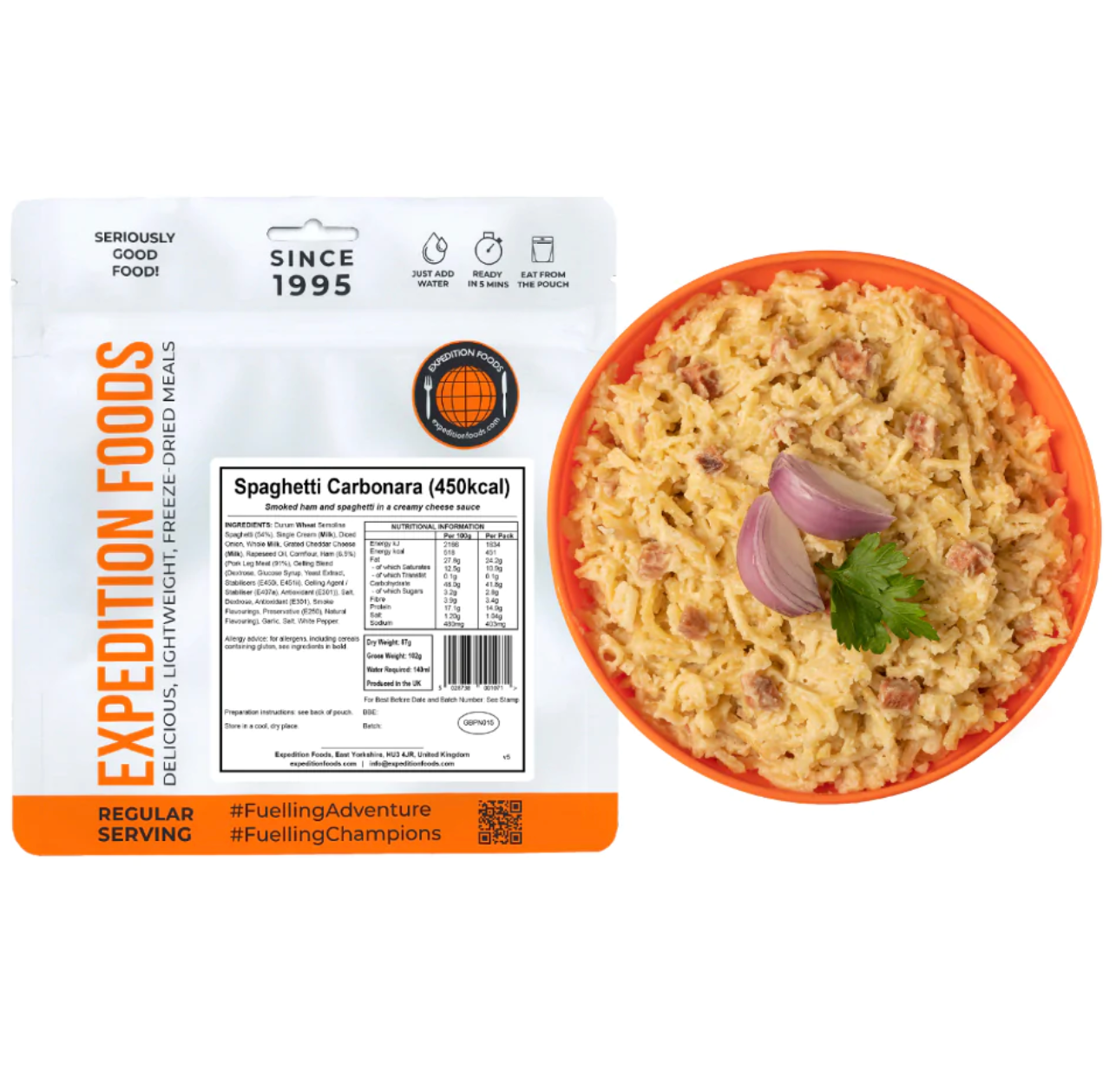 Expedition Foods Spaghetti Carbonara 450KCAL