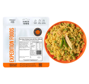Expedition Foods Thai Green Chicken Curry with Rice 450KCAL