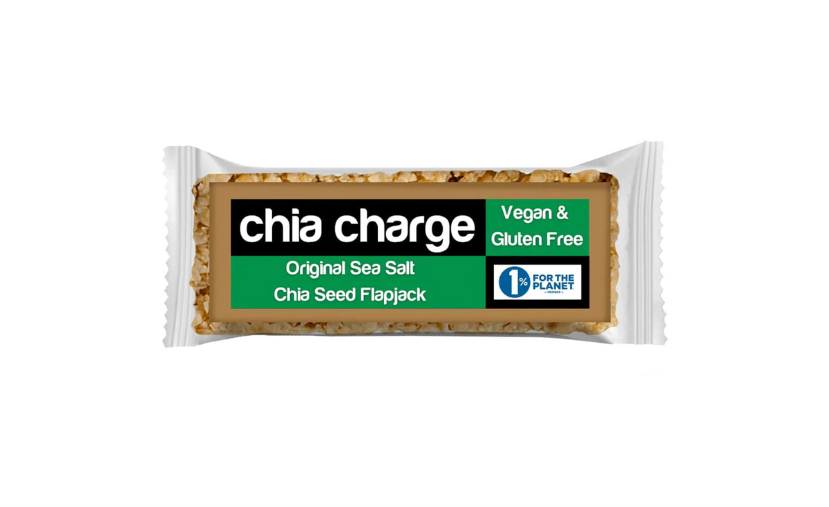 Chia Charge Vegan &amp; Gluten free mini Flapjacks 30g
