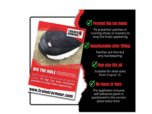 Trainer Armour - Big Toe Hole Preventer