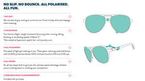 Goodr Sunglasses Mach G: Amelia Earhart Ghosted me