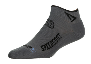 Drymax Lite Trail Mini-Crew - Speedgoat Grey/ Black+Orange