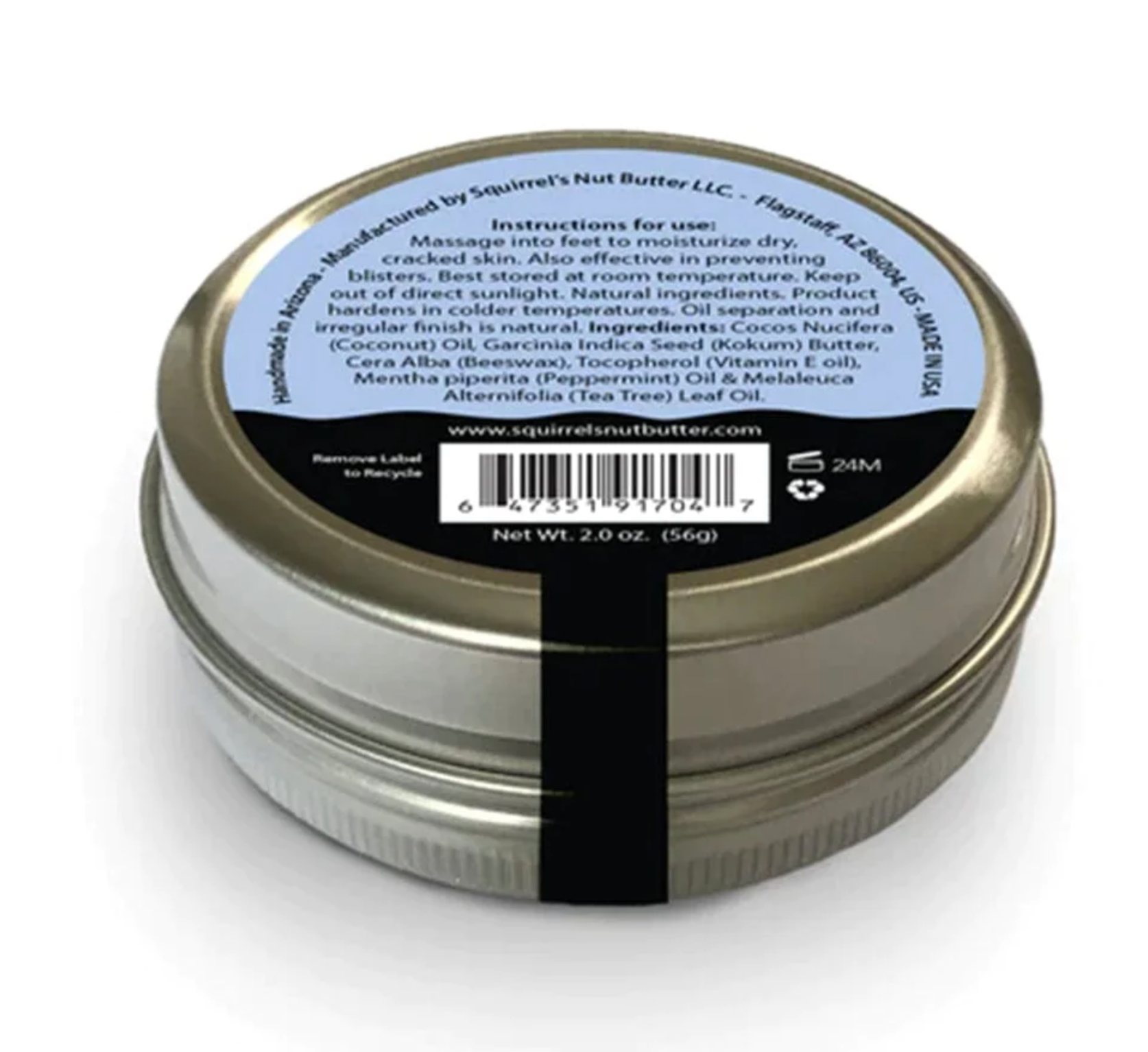 Squirrel's Nut Butter - Happie Toes 2oz Tin