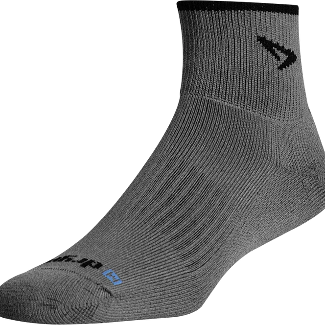 Drymax Trail Socks Quarter Crew Cut - Dark Grey