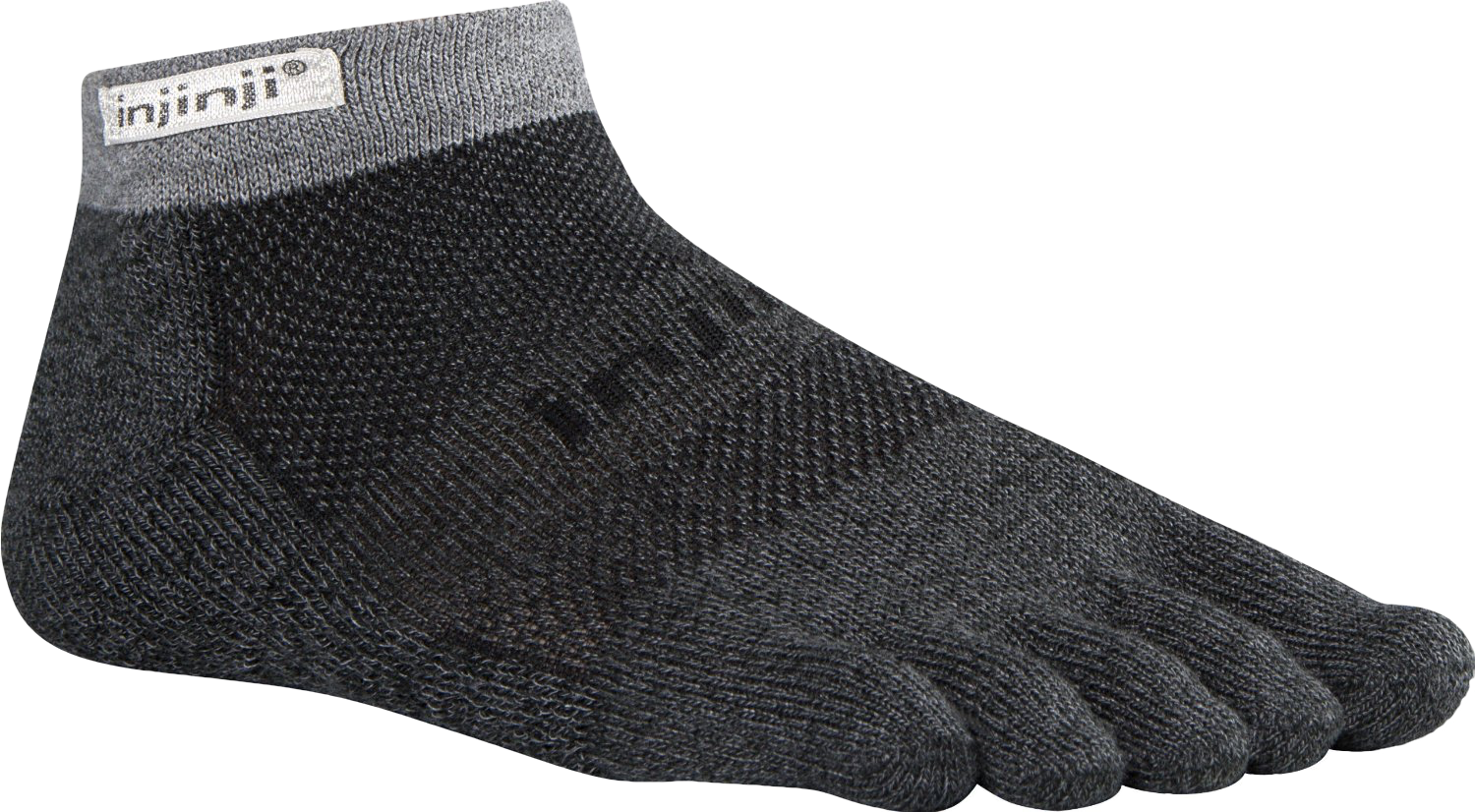 Injinji Trail Mini-Crew Mens - Granite