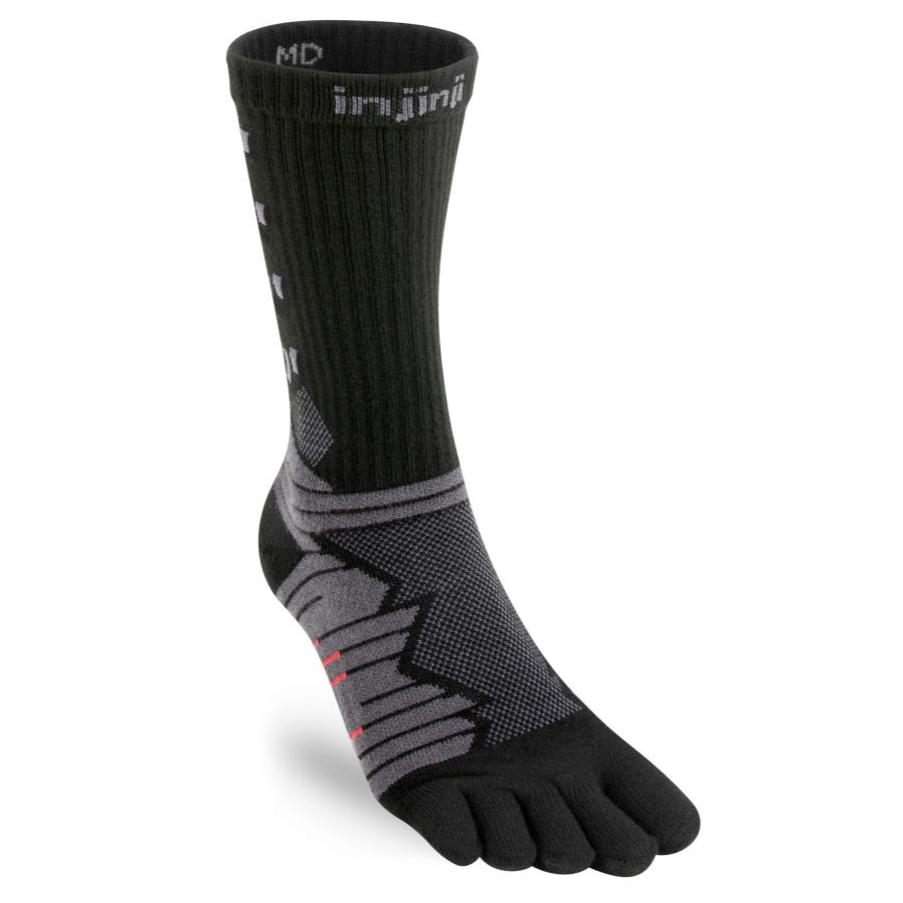Injinji Ultra Run Crew (Mens) Obsidian